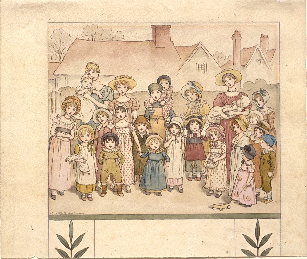 Gadeforestilling af Kate Greenaway