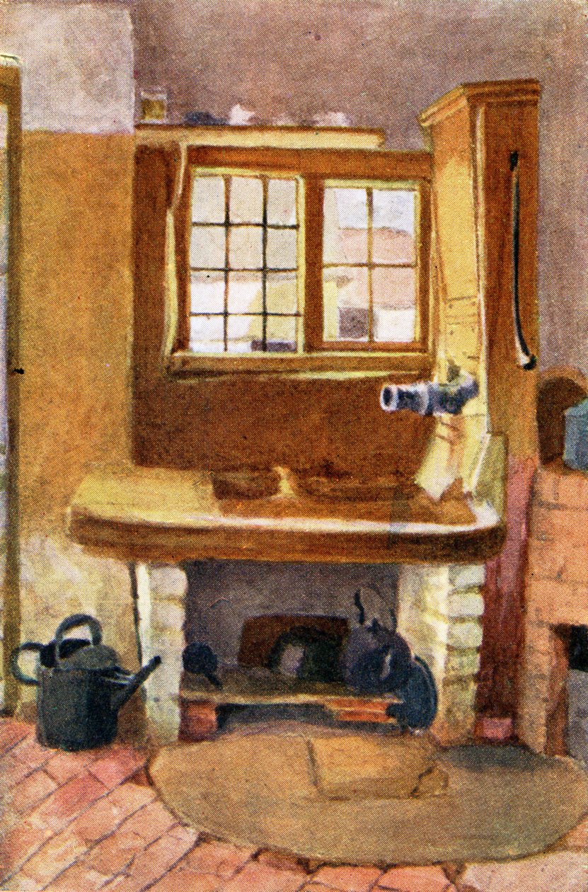 Køkkenpumpen, Rolleston af Kate Greenaway af Kate Greenaway