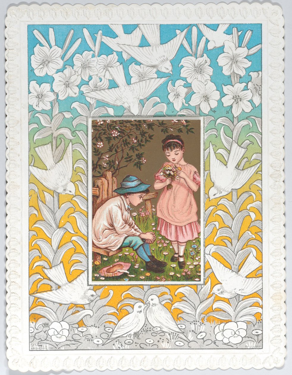 Valentine af Kate Greenaway