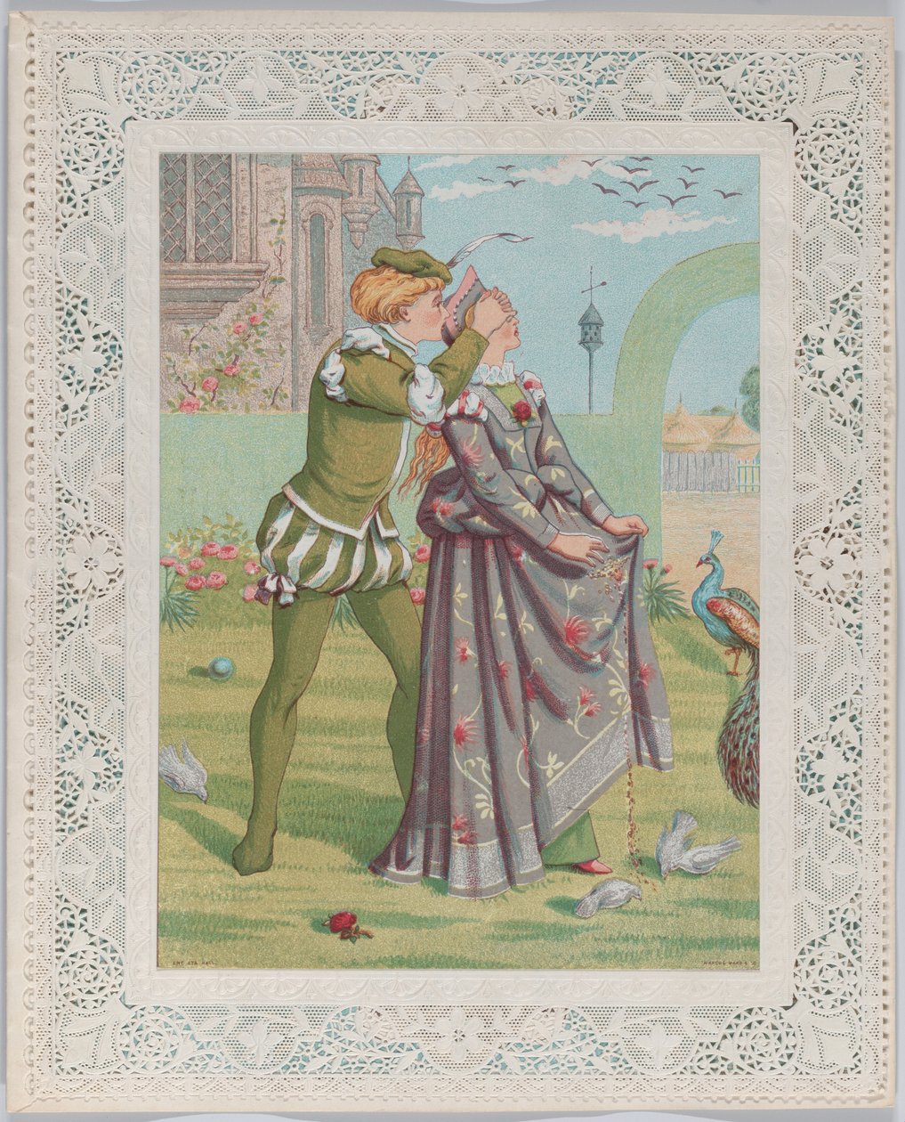 Valentine af Kate Greenaway