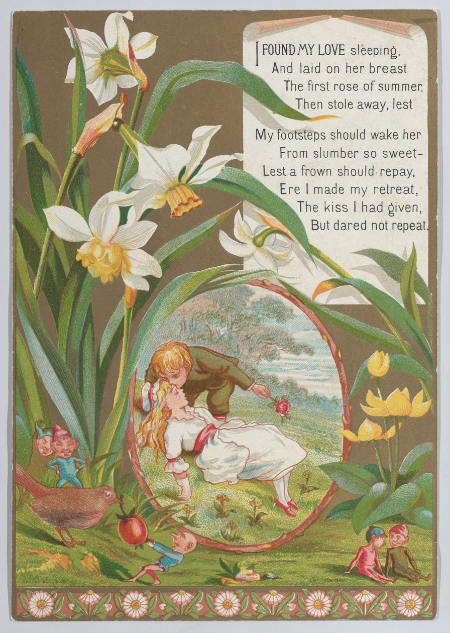 Valentine af Kate Greenaway