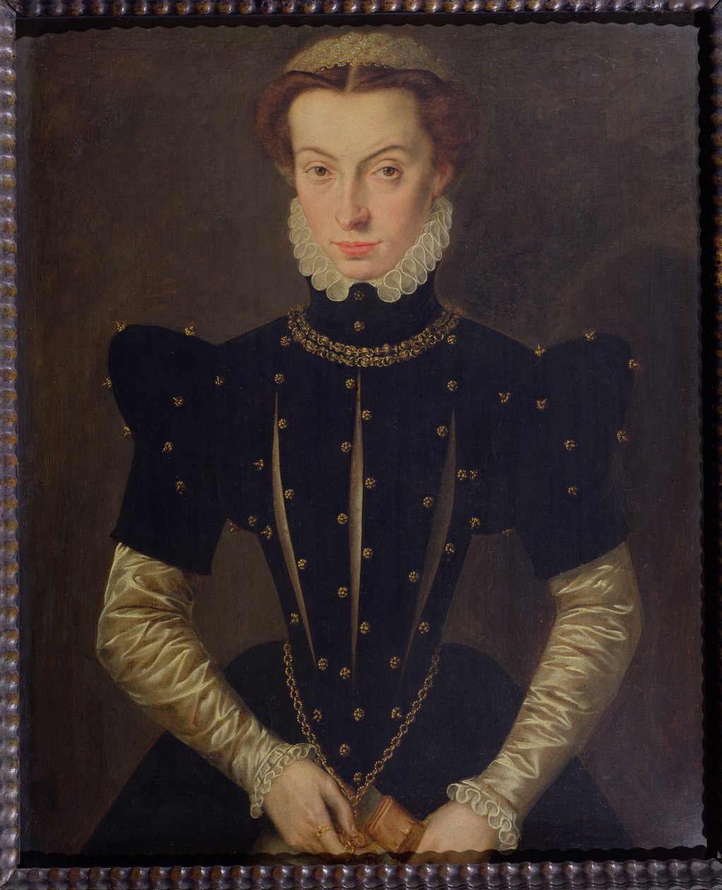 Portræt af den hellige Margareta af Lothringen (1463-1521) af Katharina van Hemessen