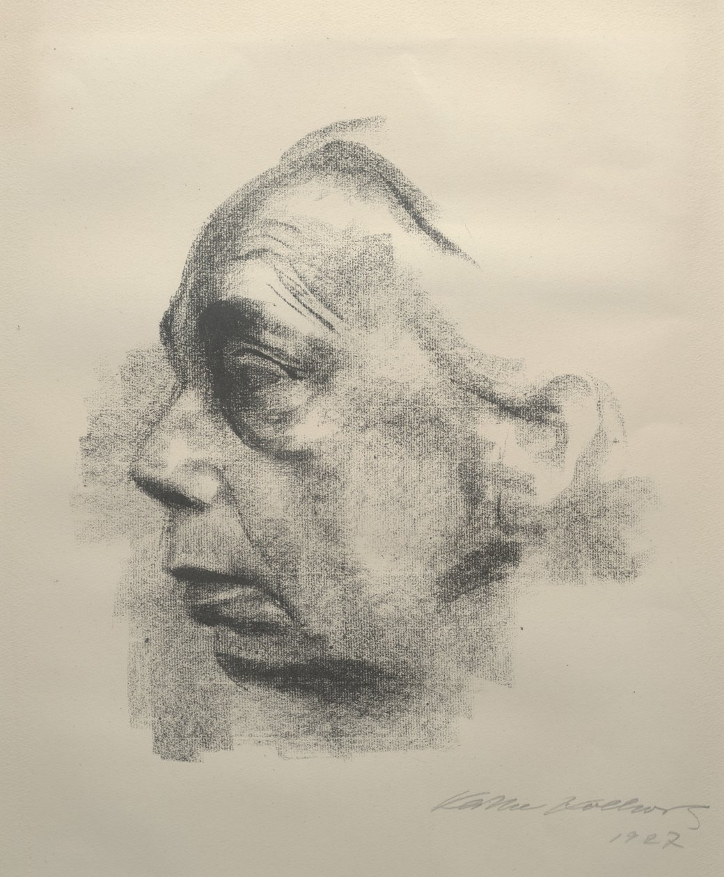 Selvportræt, 1927 af Käthe Kollwitz