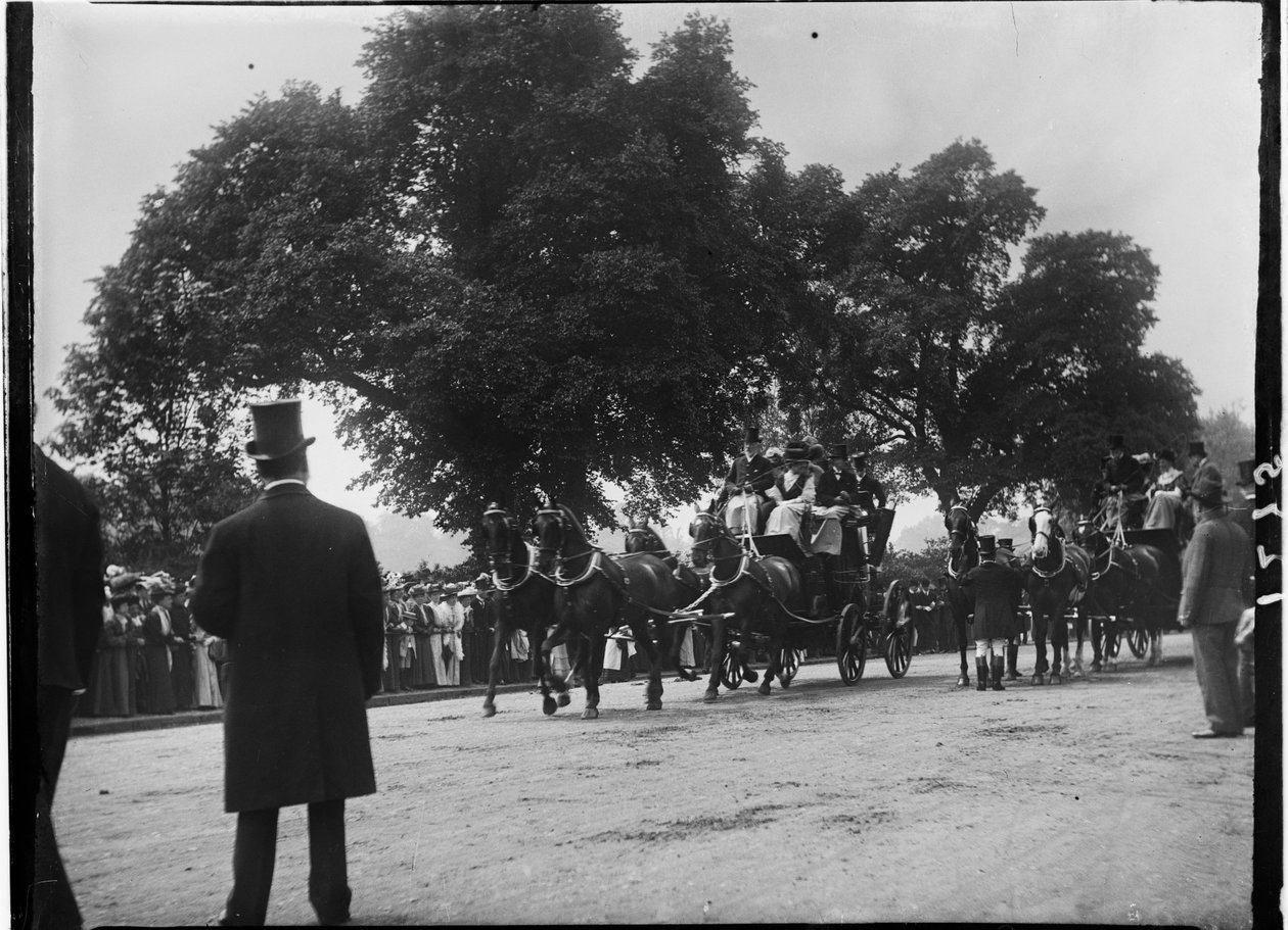 Hyde Park, City Of Westminster, London, 01/06/1907 (s/hvid foto) af Katherine Jean Macfee