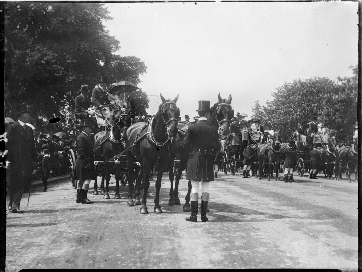 Hyde Park, City Of Westminster, London, 27/04/1905 (s/hvid foto) af Katherine Jean Macfee