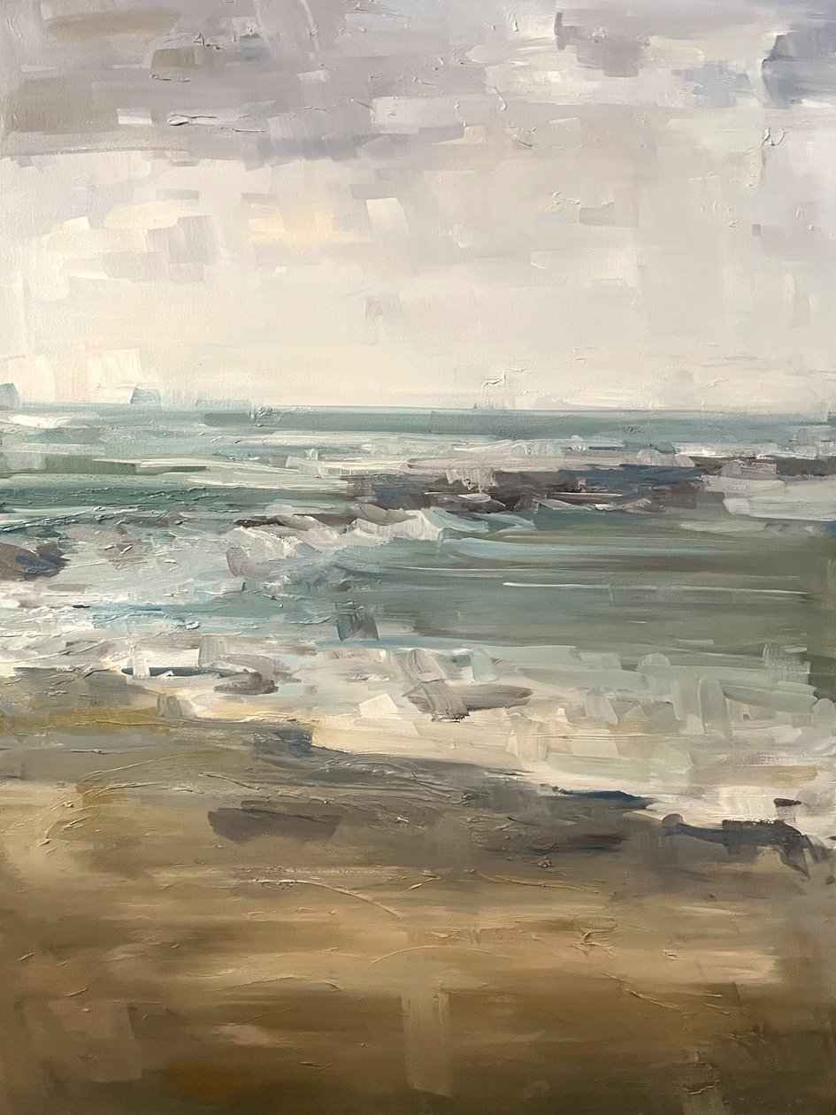 Ditch Plains, 2018 (olie på lærred) af Katie Ré Scheidt
