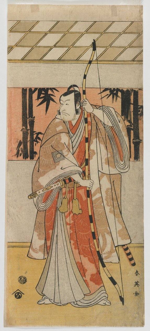 Skuespilleren Sawamura Sojuro III, Edo-periode, midten af 1790