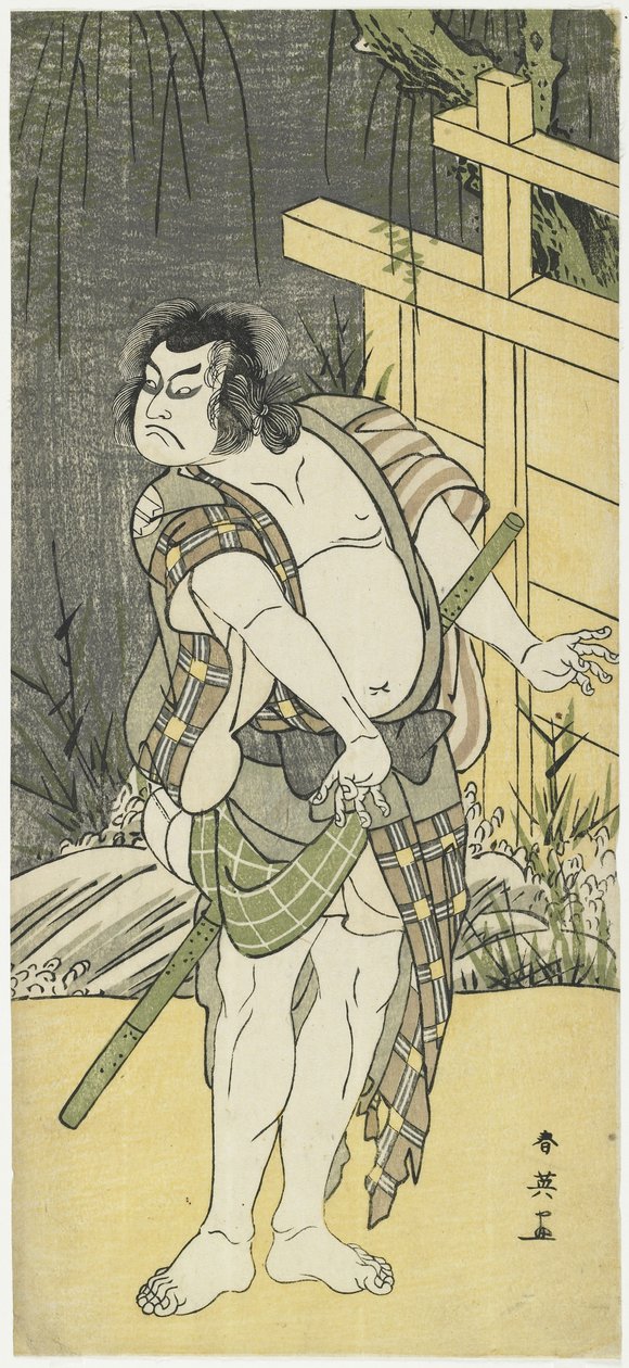 Sakata Hangoro _ Ii As Tamba no Suketaro _, 1791 af Katsukawa Shun