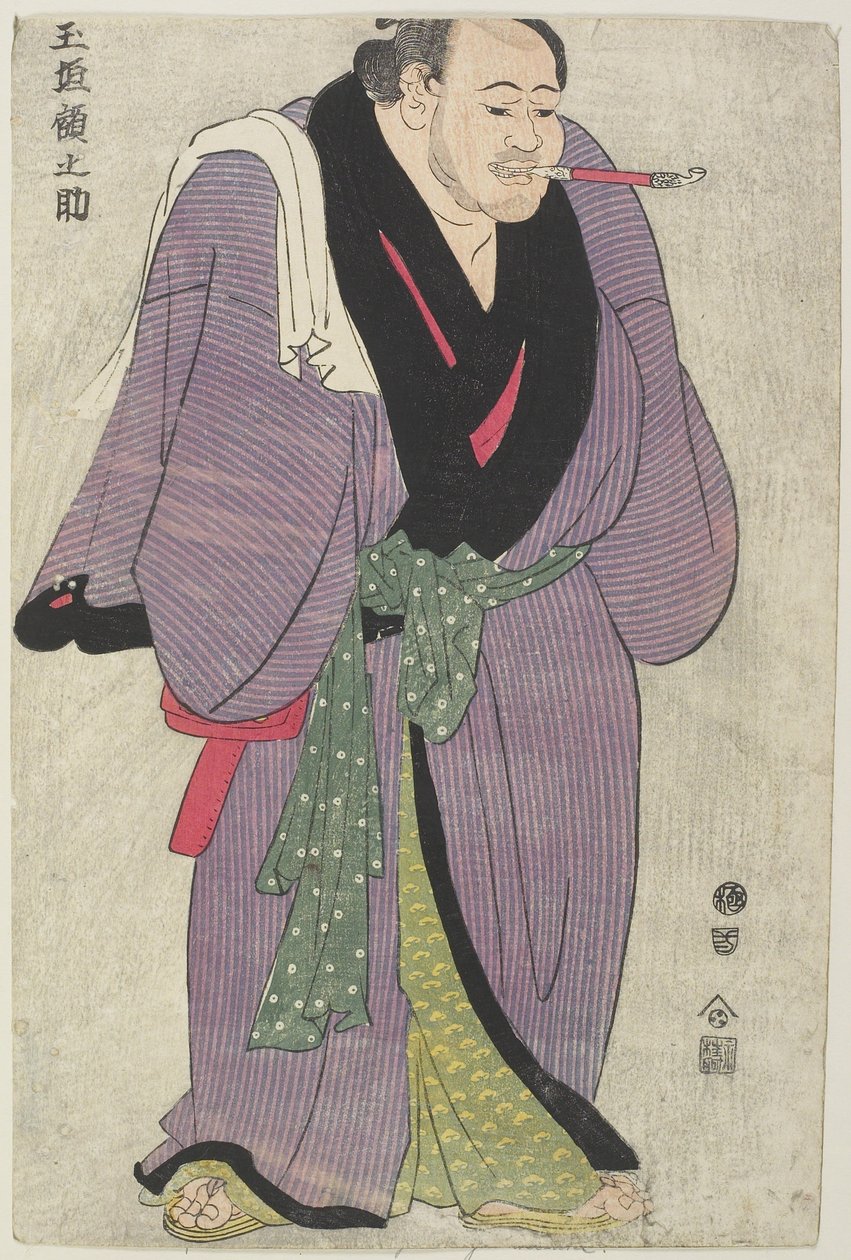 Tesmo _ Wre ster Tamagaki Gakunosuke af Katsukawa Shun