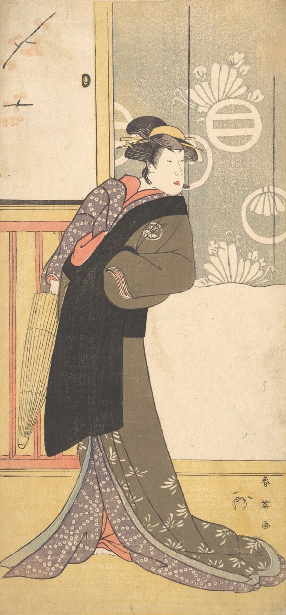 Den tredje Segawa Kikunojo i rollen som Maizuru, 2. måned, 1789. af Katsukawa Shun