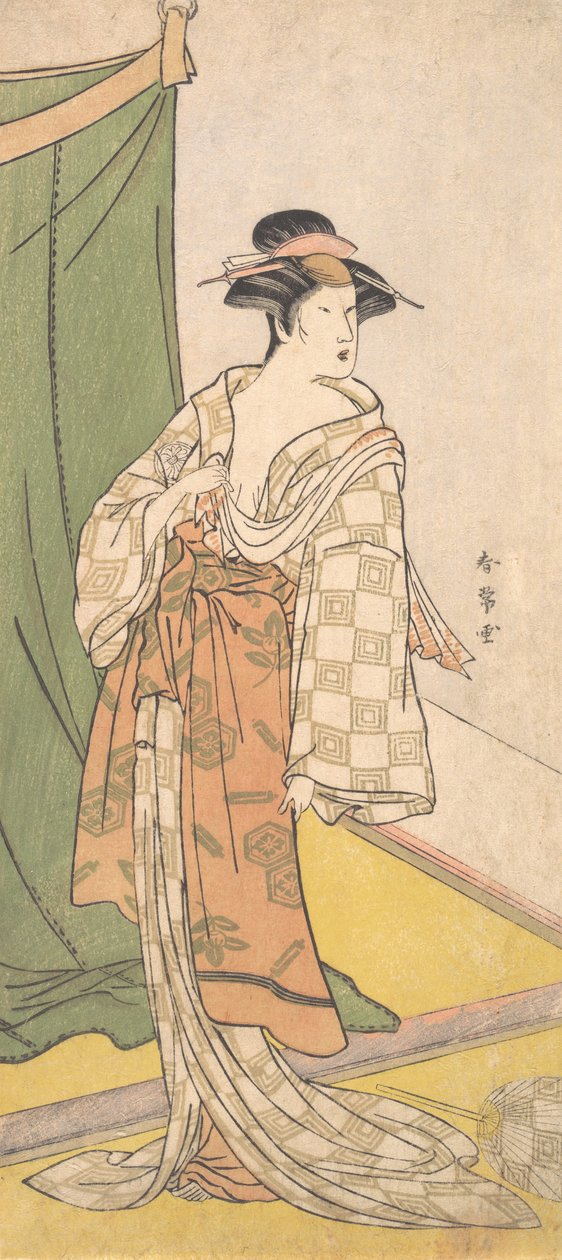 Segawa Chrysanthemum Woman Godt, hva? 1785. af Katsukawa Shunjo