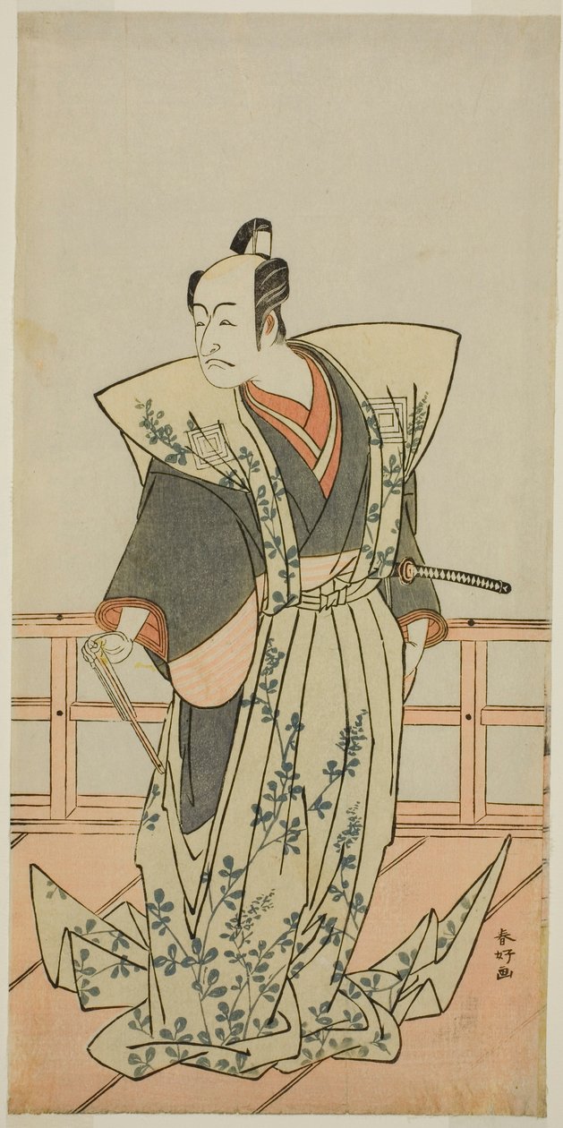 Skuespilleren Ichikawa Danjuro V i en uidentificeret rolle af Katsukawa Shunkо̄