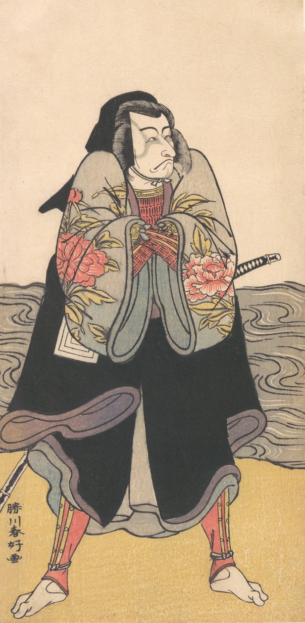 Ichikawa Dan Juro V, ikke? 1780. af Katsukawa Shunko