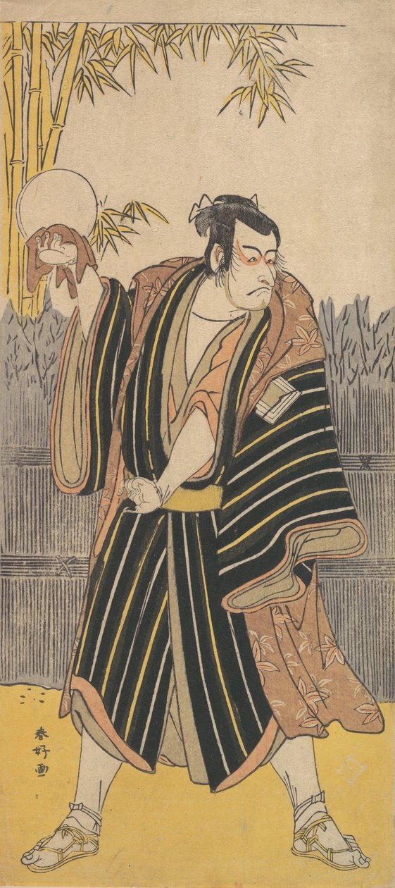 Kabuki ac og r Ichikawa Dan Juro V, ikke? 1788-90. af Katsukawa Shunko