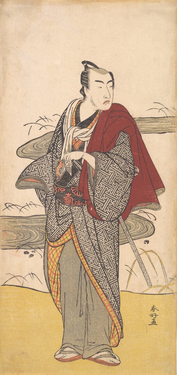 The Actor Matsumoto Koshiro 4th as a Man, ca. 1780. af Katsukawa Shunko