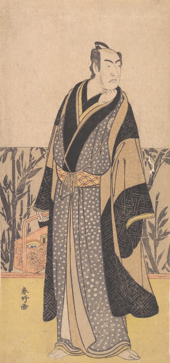 Skuespilleren, Matsumoto Koshiro I 1674-1730 i en uidentificeret rolle, slutningen af det 18. århundrede. af Katsukawa Shunko