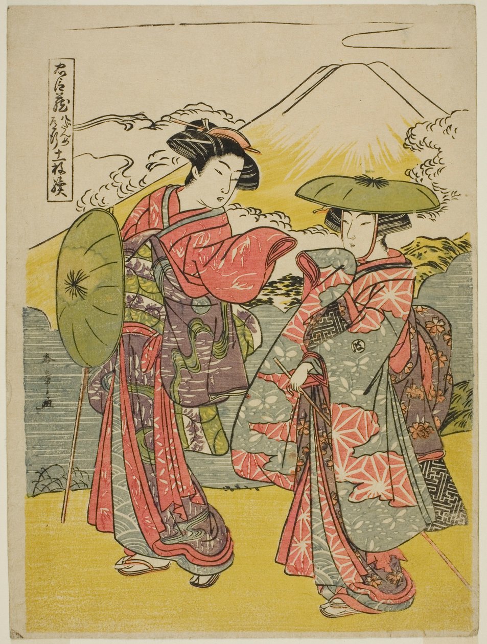 Akt otte: Bruderejse fra stykket Chushingura (Treasury of Loyal Retainers) af Katsukawa Shunsho