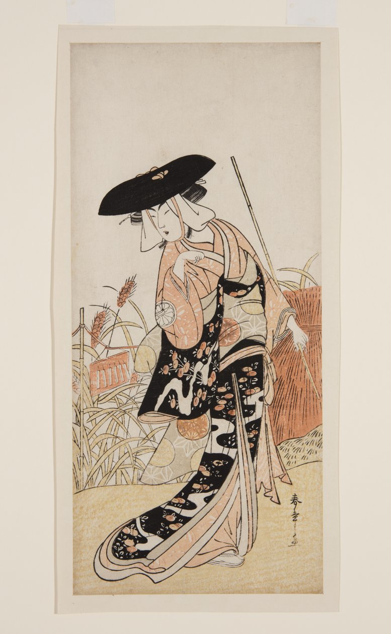 Ac and r Segawa Chrysanthemum Woman Good As Fox Chrysanthemum (Chrysanthemum-Gitsune) af Katsukawa Shunsho