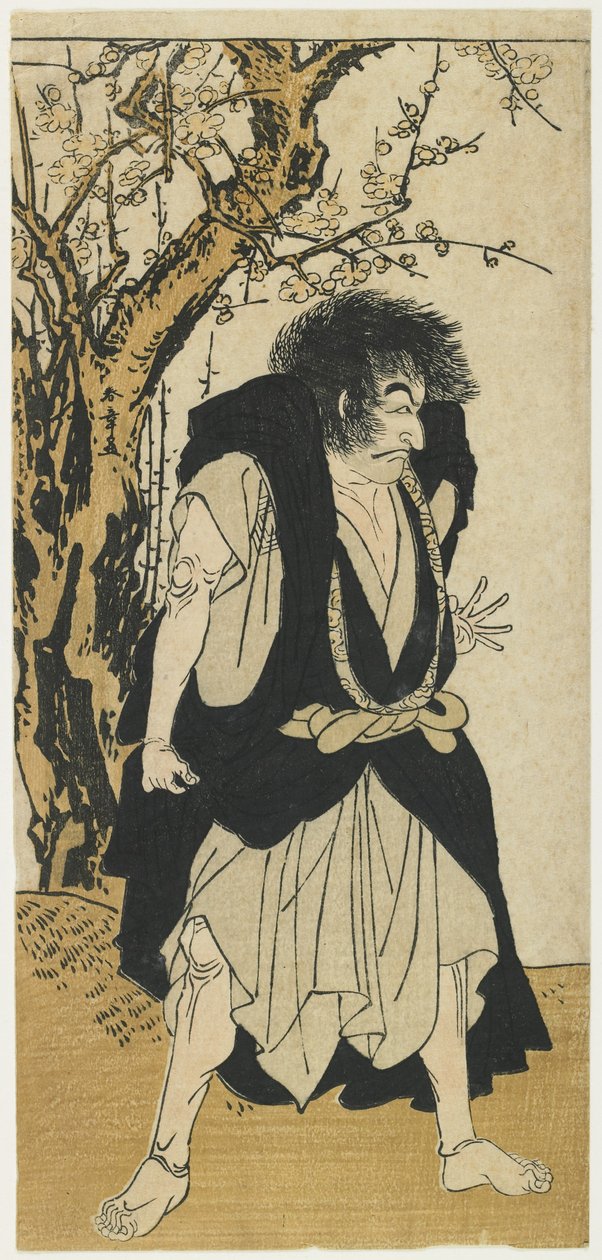Ichikawa Danjuro V As Temonk Wantetsu af Katsukawa Shunsho