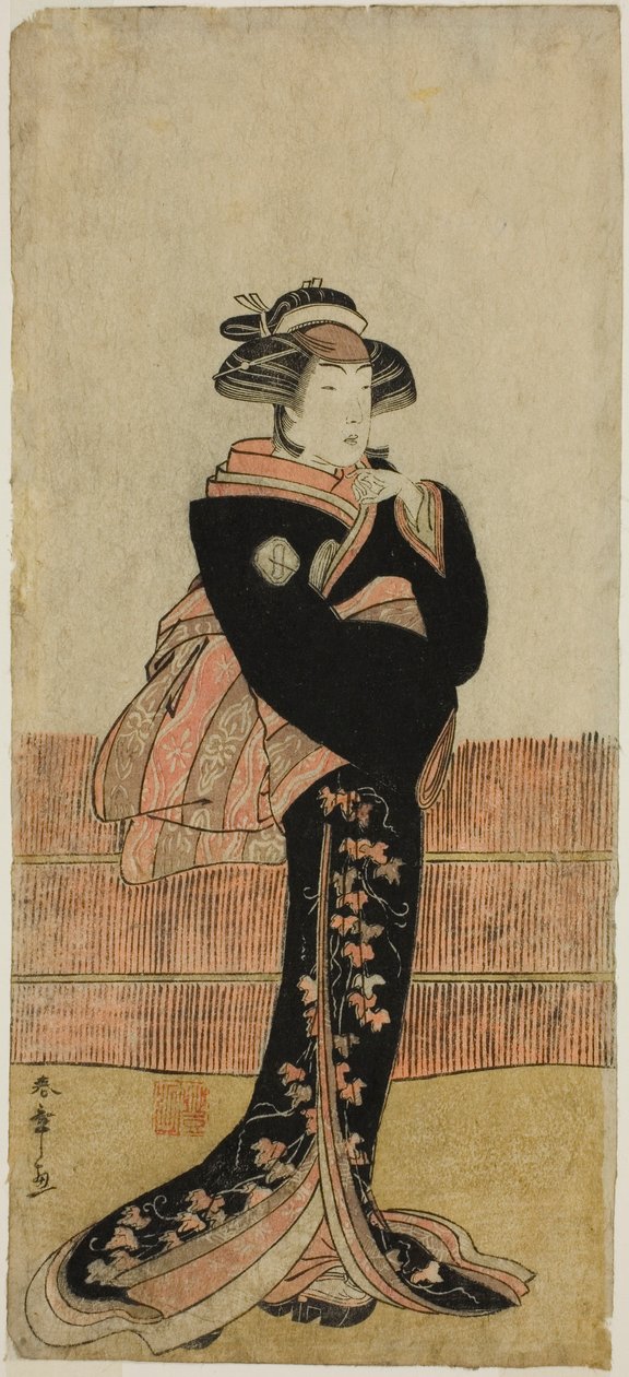 Skuespilleren Azuma Tozo III i en uidentificeret rolle af Katsukawa Shunsho