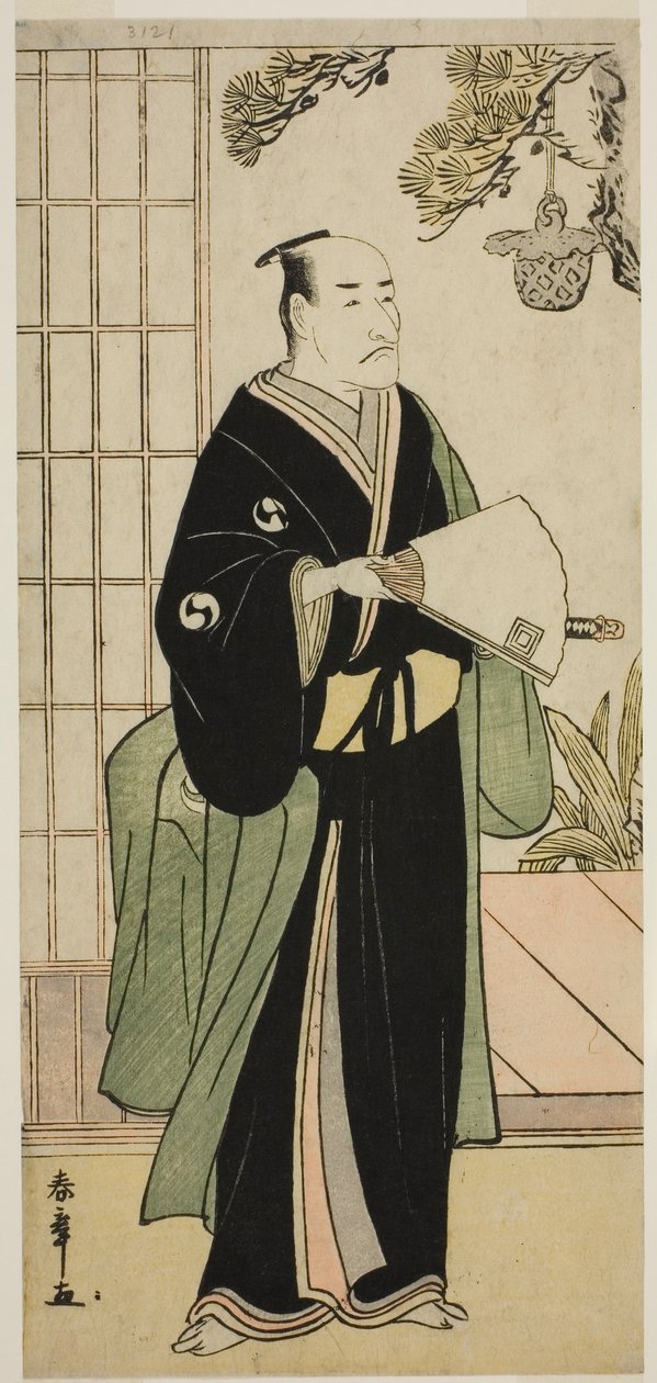 Skuespilleren Ichikawa Danjuro V som Oboshi Yuranosuke i skuespillet Kanadehon Chushingura, opført på Nakamura Theatre i den femte måned, 1783 af Katsukawa Shunsho