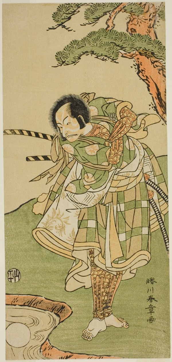Skuespilleren Ichikawa Danjuro V i en uidentificeret rolle af Katsukawa Shunsho