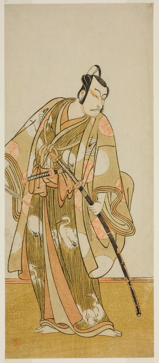 Skuespilleren Ichikawa Danjuro V i en uidentificeret rolle af Katsukawa Shunsho