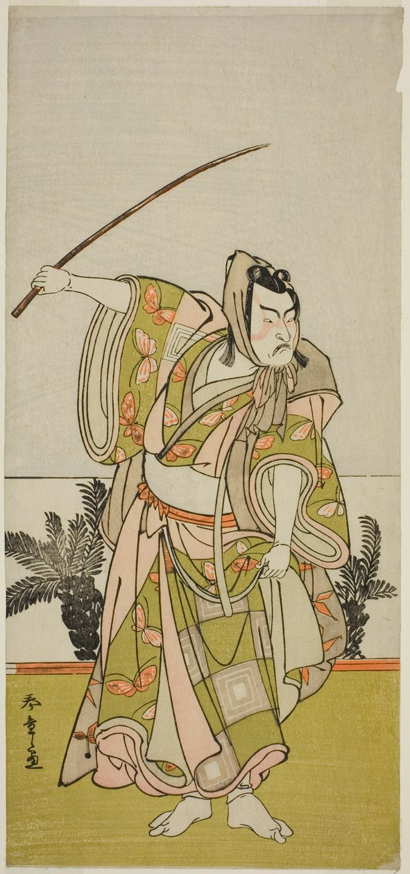 Aoyagi Soga, Perforeret i Nakamura, 1777 af Katsukawa Shunsho