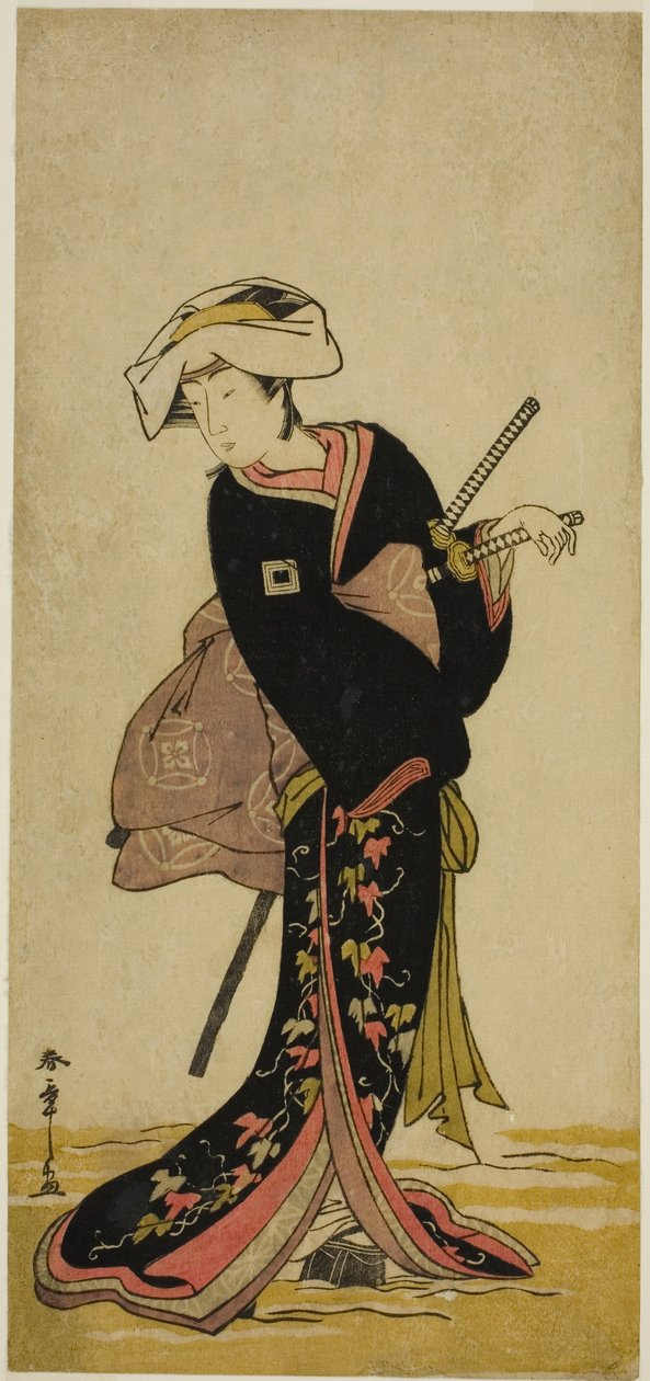 Skuespilleren Ichikawa Danzo IV som Tonase i stykket Kanadehon Chushingura, opført på Morita Theatre i den tredje måned, 1781 af Katsukawa Shunsho
