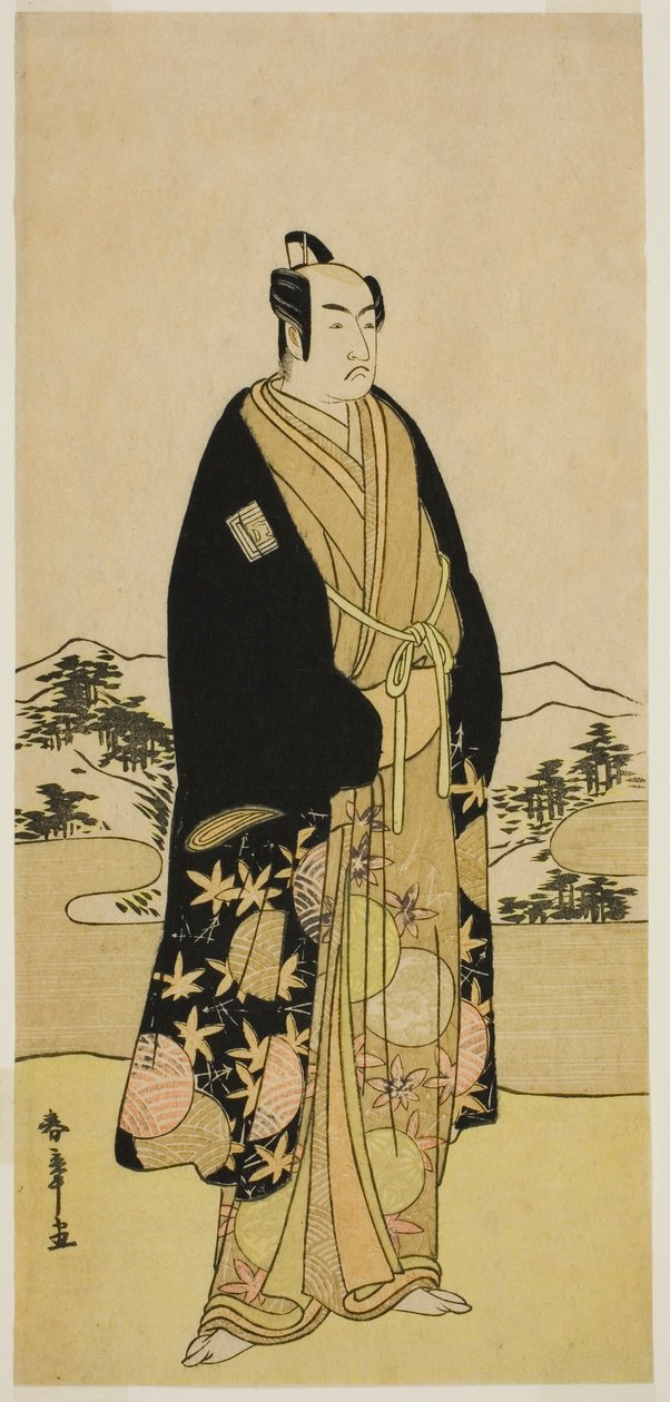 Skuespilleren Ichikawa Monnosuke II i en uidentificeret rolle af Katsukawa Shunsho