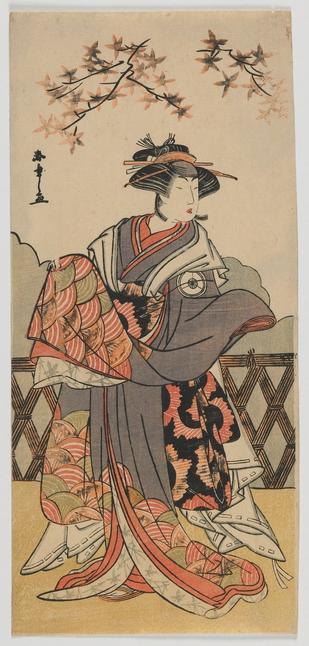 Skuespilleren Iwai Hanshiro IV, Edo-periode, slutningen af 1780