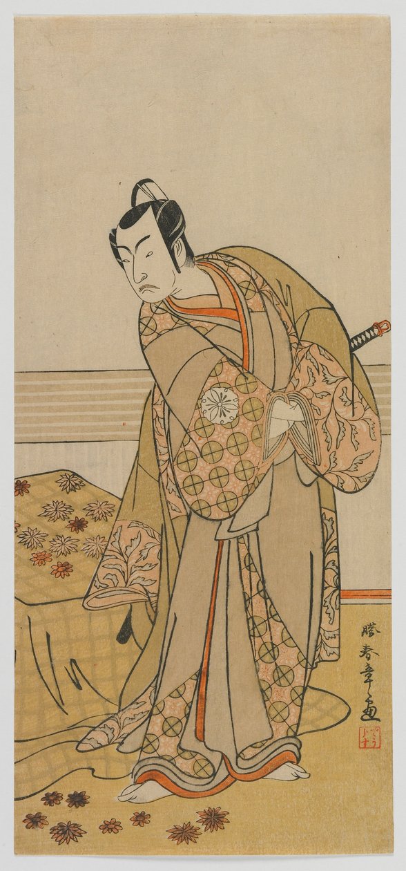 Skuespilleren Matsumoto Koshiro IV, Edo-periode, slutningen af 1770