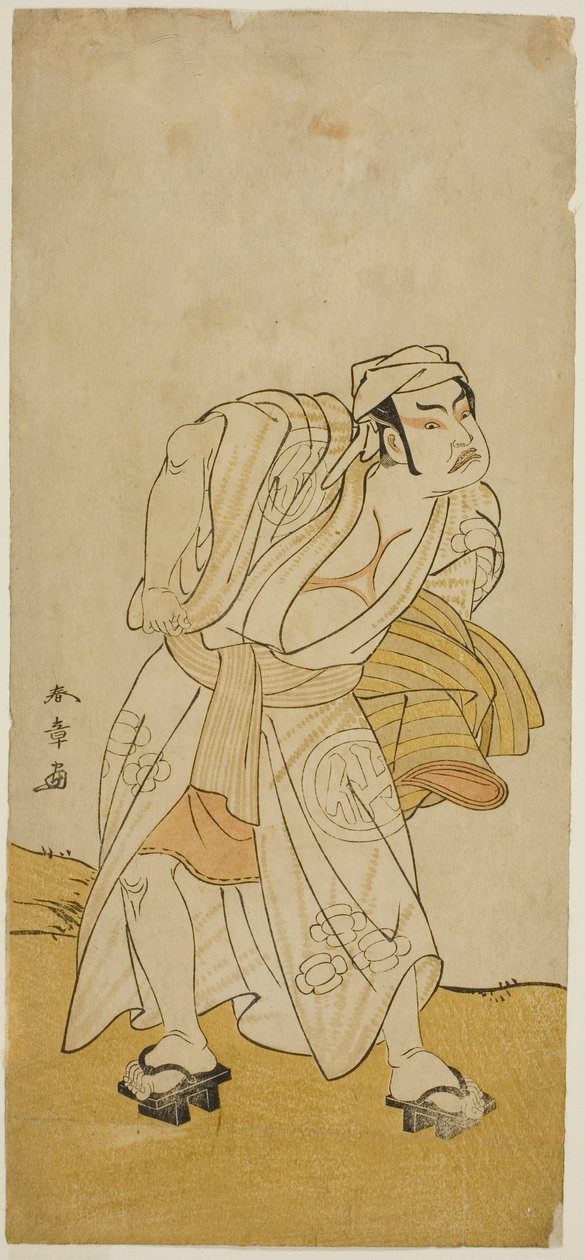 Skuespilleren Nakamura Sukegoro II i en uidentificeret rolle af Katsukawa Shunsho