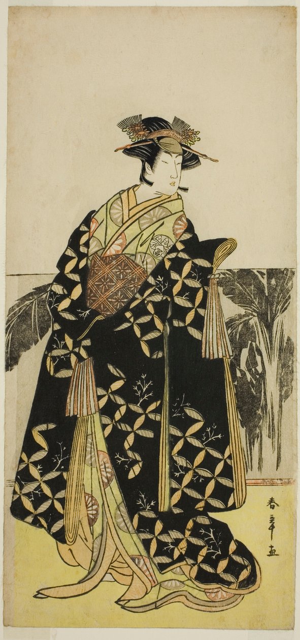 Skuespilleren Nakayama Tomisaburo I i en uidentificeret rolle af Katsukawa Shunsho