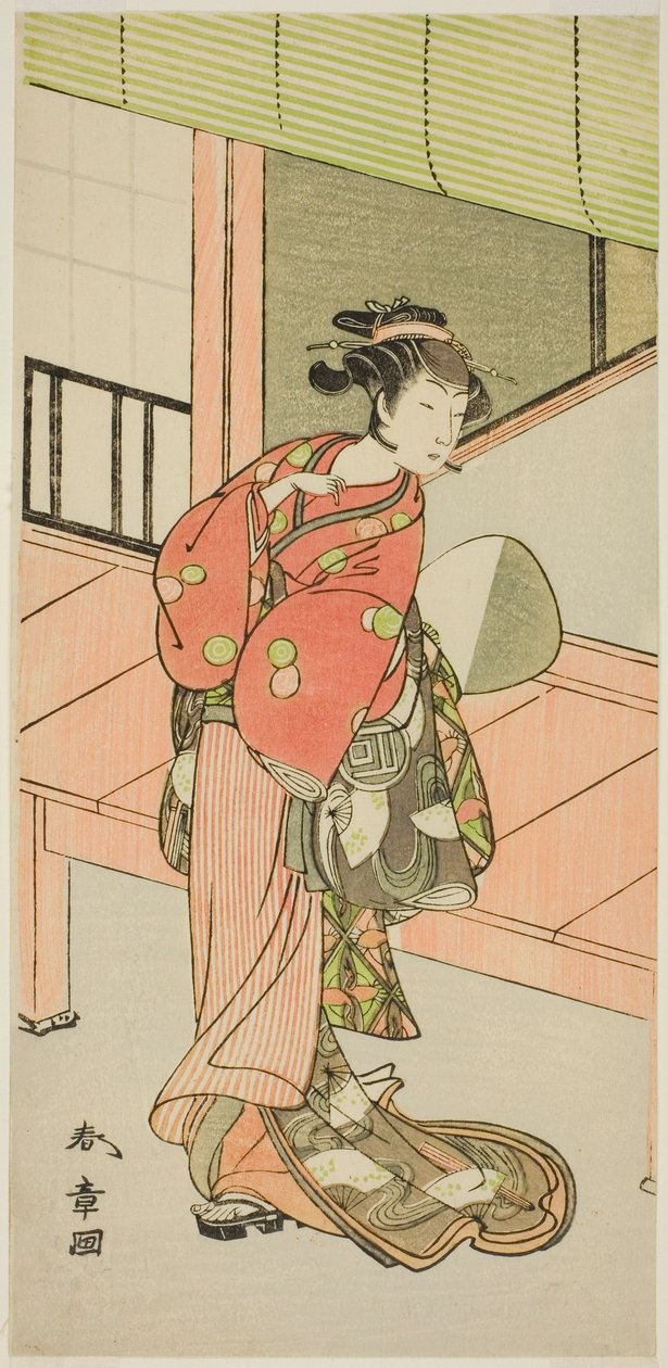 tee ac og r sanogawa ichimatsu god medlem idé søpindsvin batteri feltvej af Katsukawa Shunsho