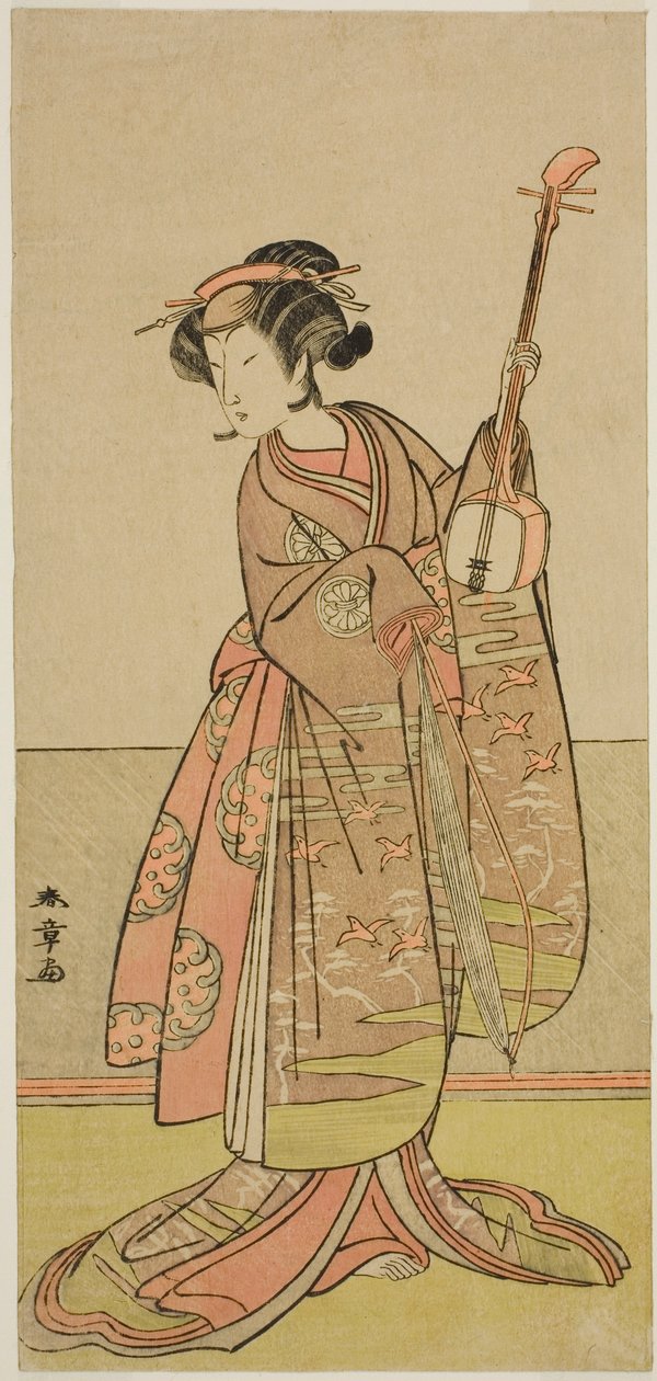 Skuespilleren Segawa Yujiro I i en uidentificeret rolle af Katsukawa Shunsho