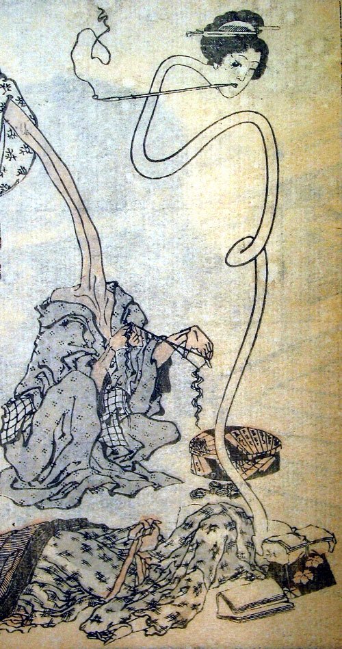Rokurokubi af Katsushika Hokusai