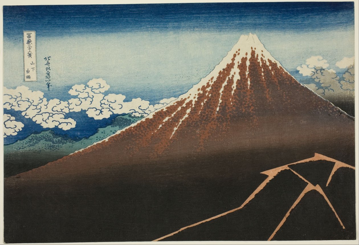 Bruser under topmødet af Katsushika Hokusai