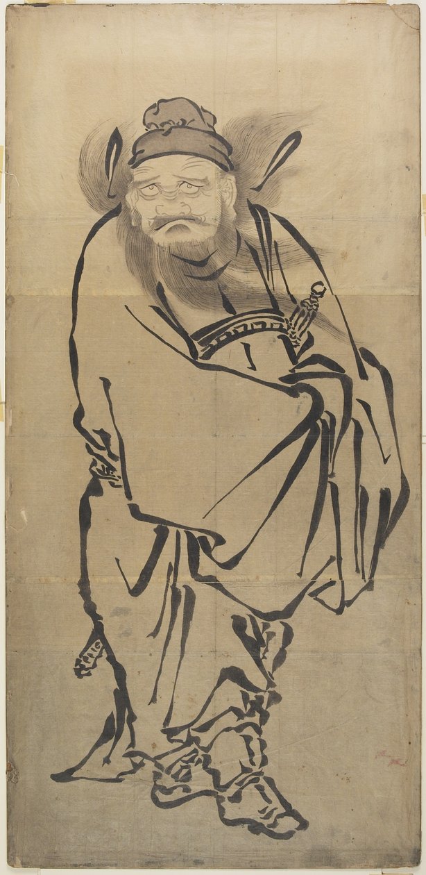 (Sho_ki the Demon Queller), midten af det 18.-midten af det 19. århundrede af Katsushika Hokusai