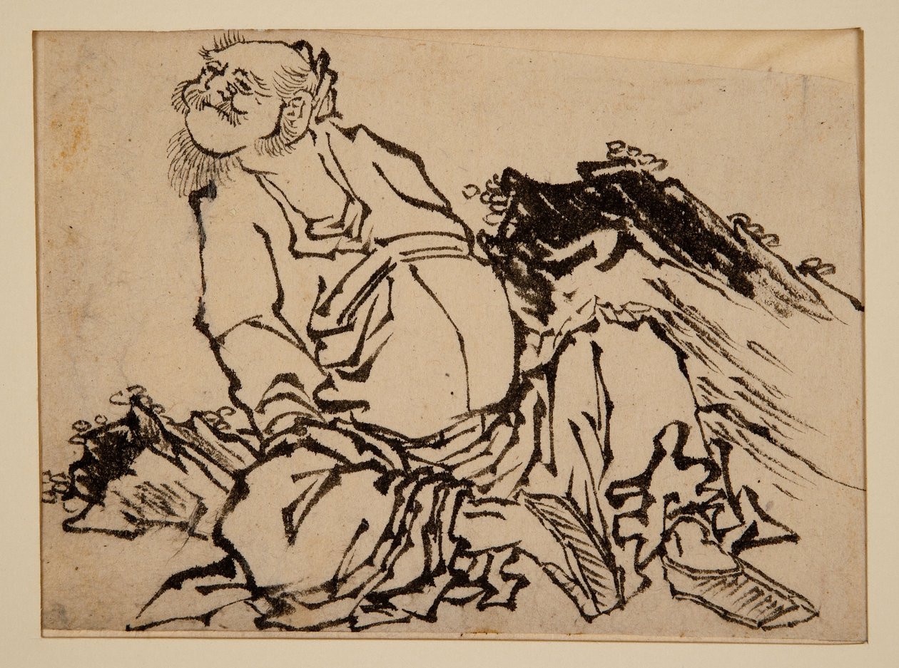 Kinesisk kriger af Katsushika Hokusai