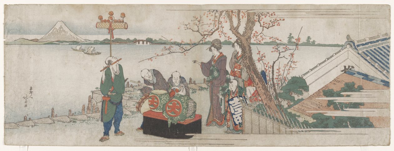 Daikagura-kunstnere af Katsushika Hokusai
