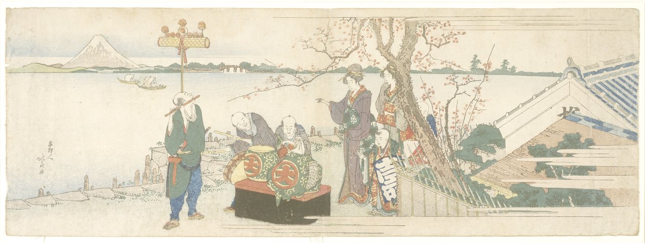Daikagura-kunstnere, 1801-1805 af Katsushika Hokusai