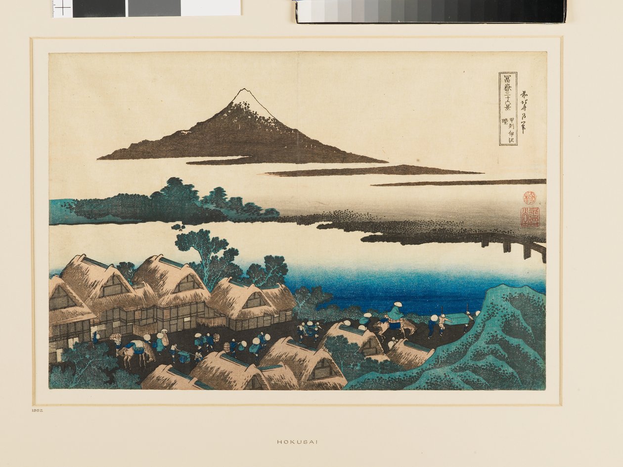 Daggry ved Isawa i Kai-provinsen af Katsushika Hokusai