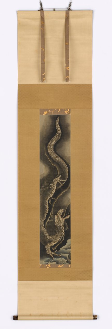 Nedstigende drage, slutningen af det 18.-begyndelsen af det 19. århundrede. af Katsushika Hokusai