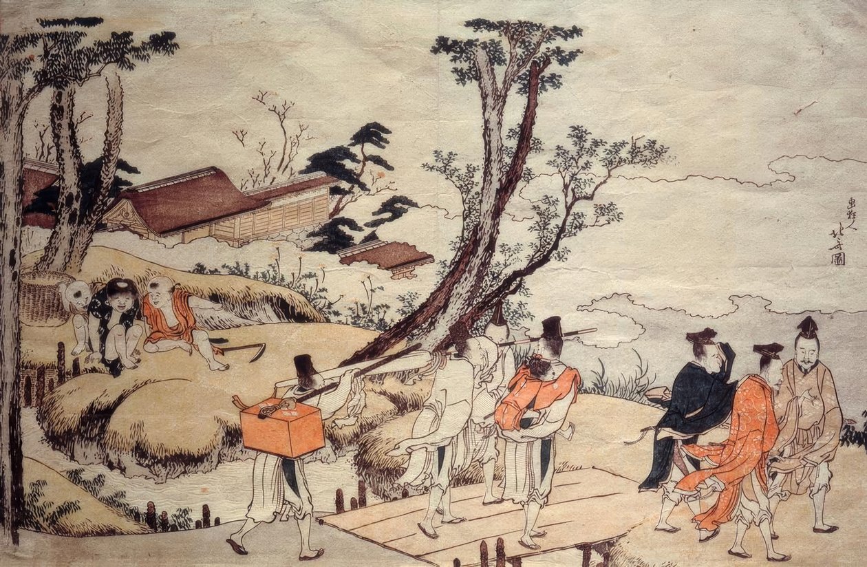 De 36 digtere af Katsushika Hokusai