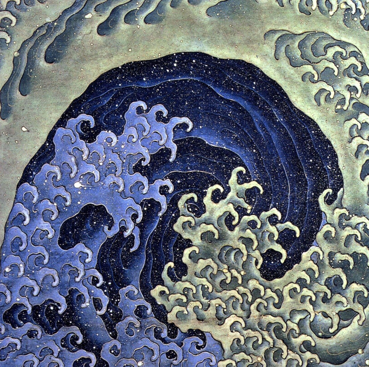 Feminin bølge af Katsushika Hokusai