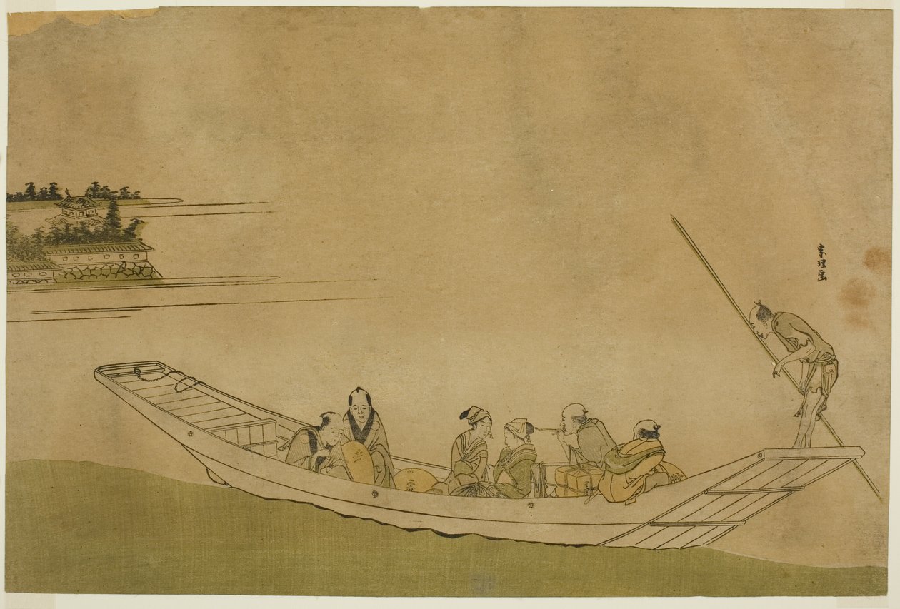 Færge af Katsushika Hokusai