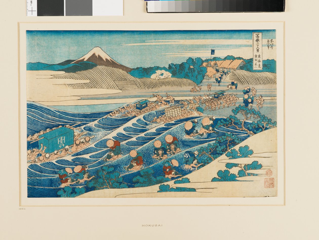 Fuji fra Kanaya på Tōkaidō-vejen af Katsushika Hokusai