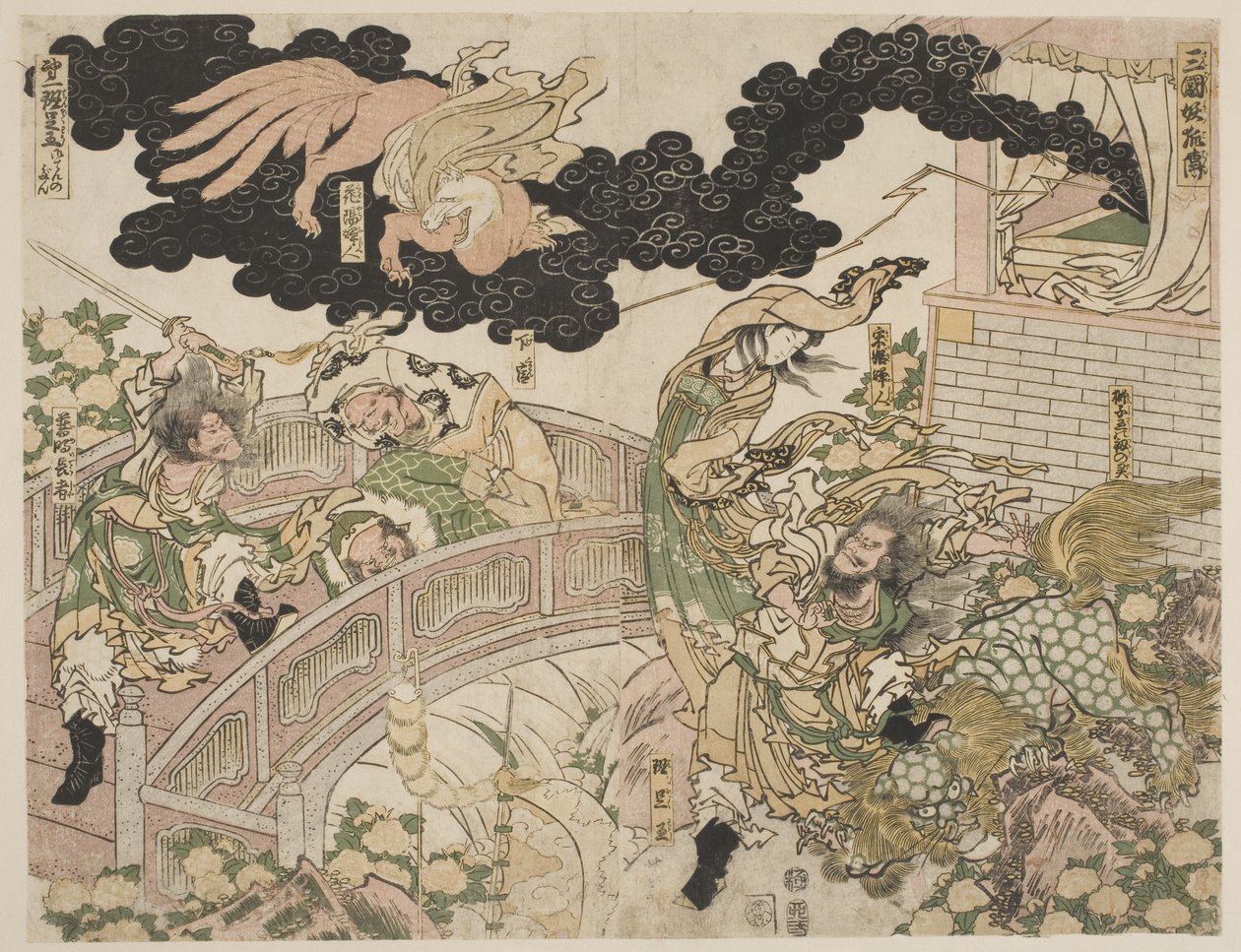 Ukonventionel ræv af Katsushika Hokusai