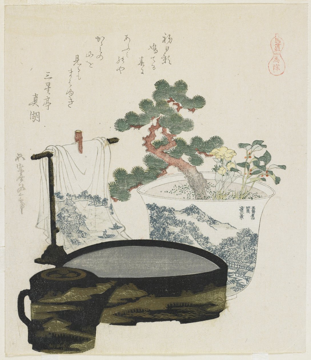 Hestetalisman, 1822 af Katsushika Hokusai
